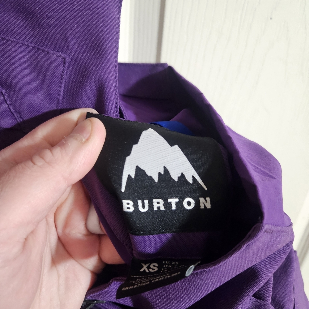 Burton Women’s Avalon Stretch Bib: PURPLE: NEW WITH TAGS: SIZE XS - Picture 4 of 5